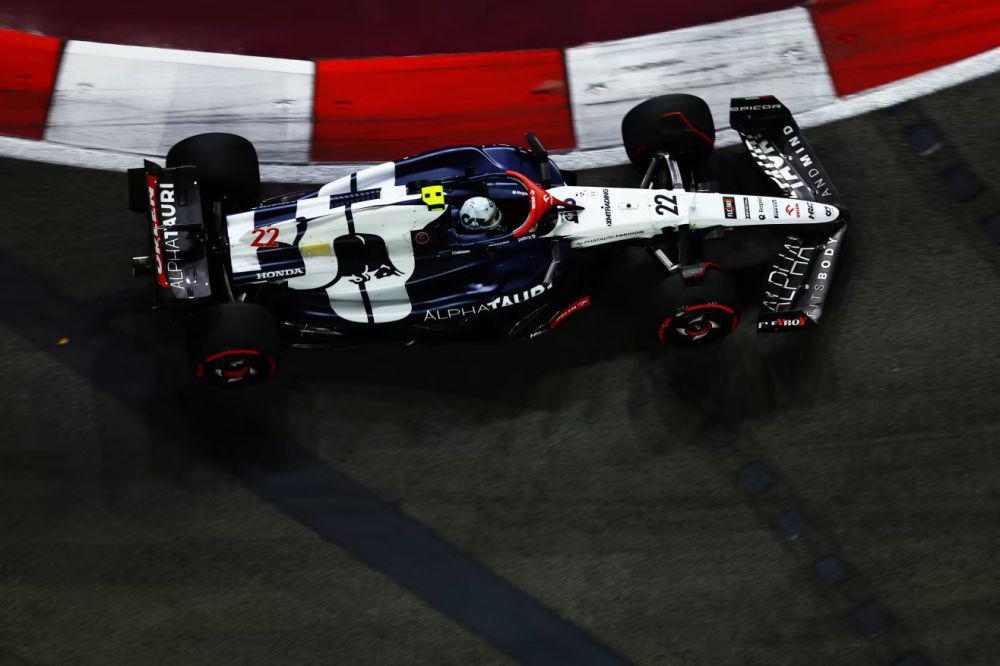 Yuki Tsunoda saat menjalani pekan balap GP Singapura 2023. (formula1.com)