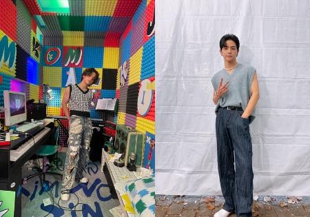 9 Ide Outfit Pakai Sleeveless Top ala Woojin Eks Stray Kids, Stylish!