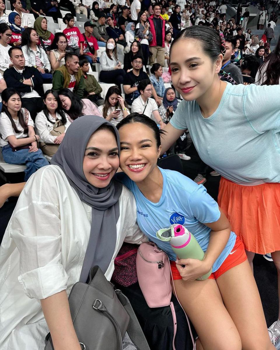 potret Rieta Amilia di acara Sport Party (instagram.com/rieta_amilia)