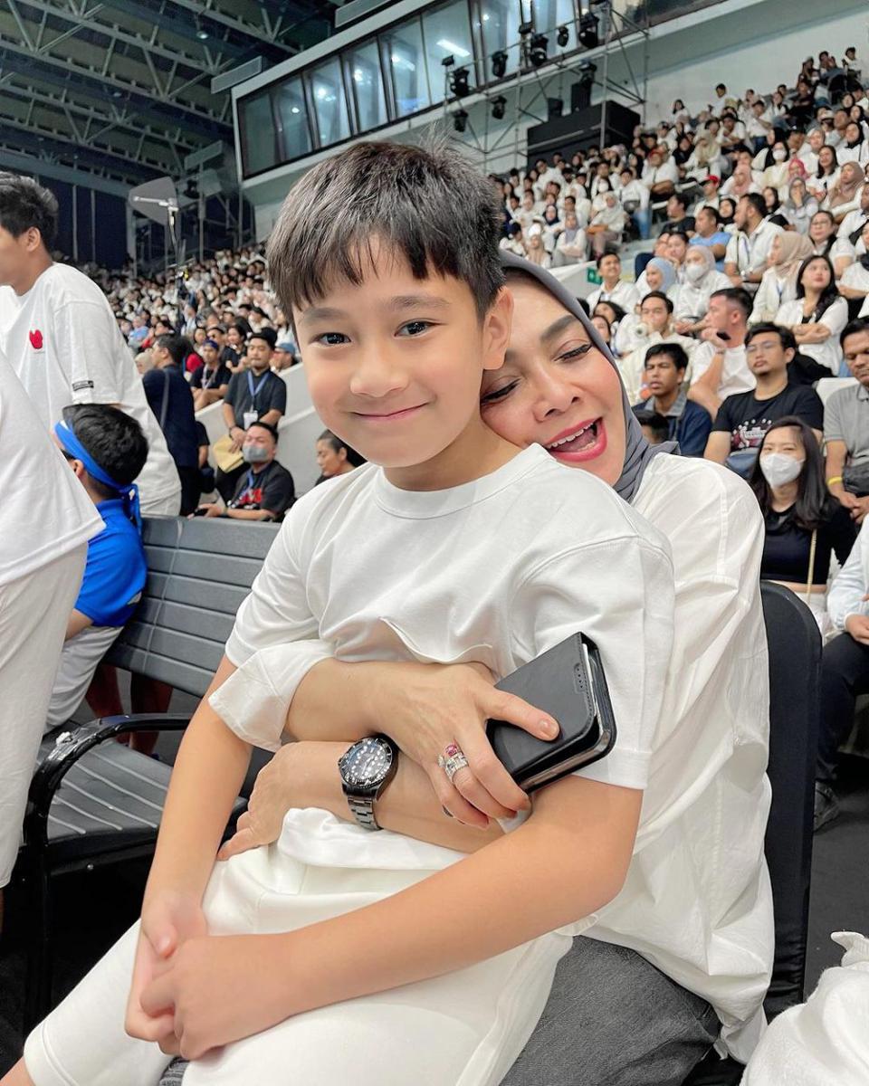 potret Rieta Amilia di acara Sport Party (instagram.com/rieta_amilia)