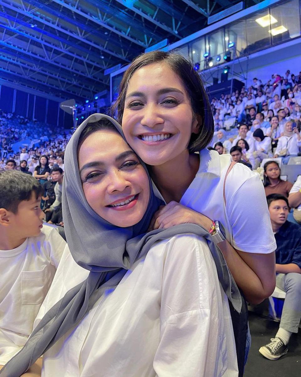 potret Rieta Amilia di acara Sport Party (instagram.com/rieta_amilia)