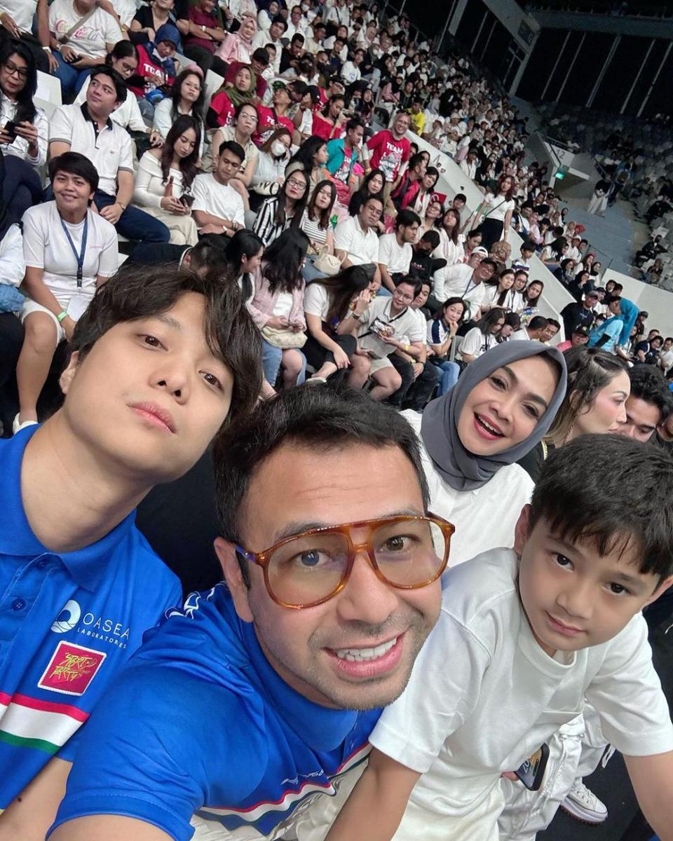 potret Rieta Amilia di acara Sport Party (instagram.com/rieta_amilia)