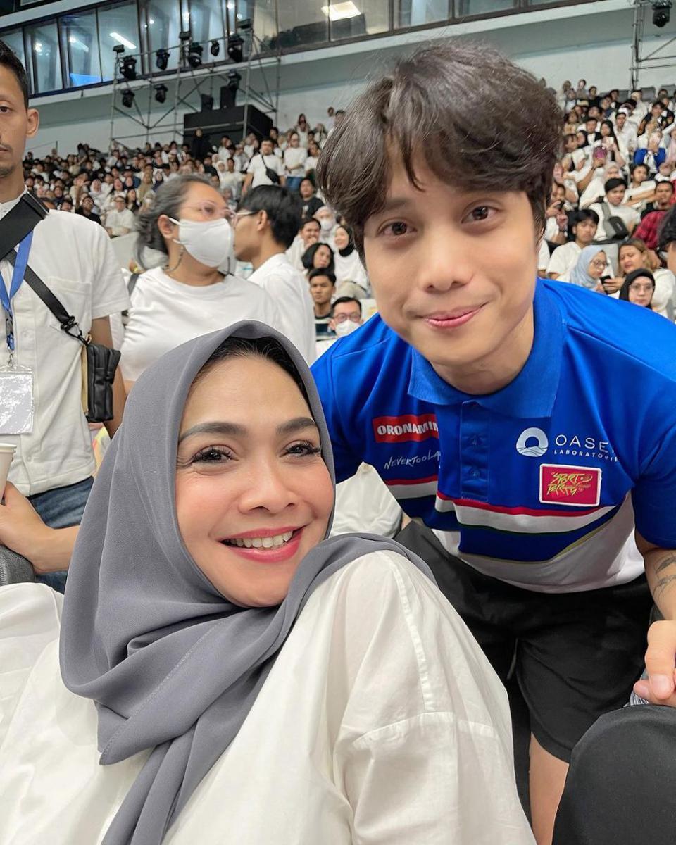 potret Rieta Amilia di acara Sport Party (instagram.com/rieta_amilia)