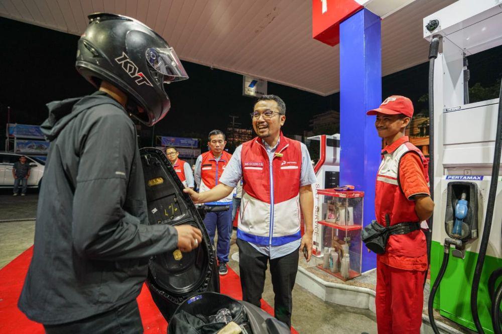 Menjelang Hari Natal 2023, PT Pertamina Patra Niaga mengoptimalkan layanan energi di wilayah Sulawesi, baik BBM, LPG dan Avtur. (Dok. Pertamina)