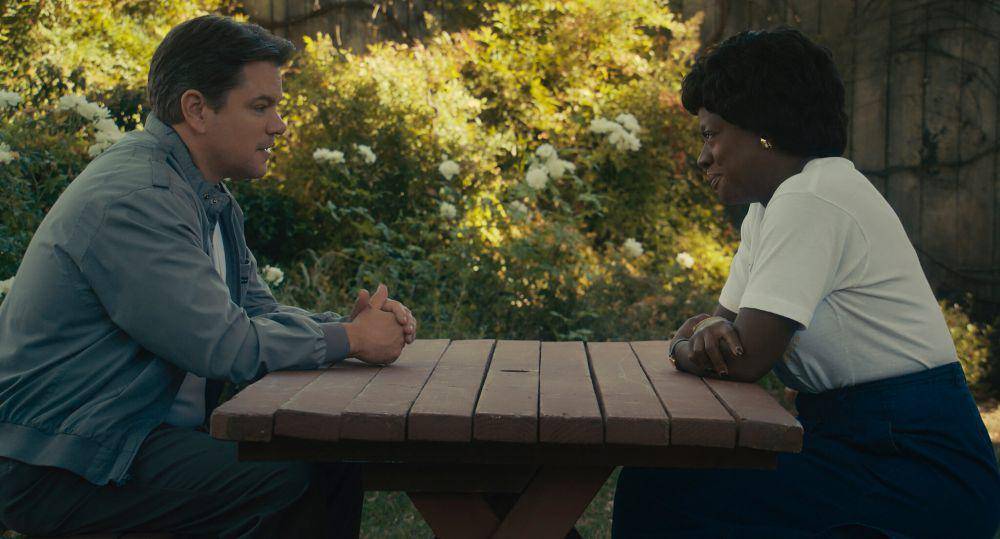 Matt Damon dan Viola Davis adalah sorotan utama dalam film Air. (dok. Amazon Studios/Air)