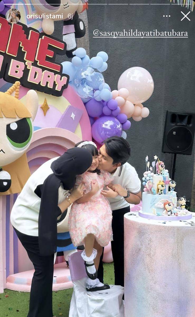 potret ultah ke-5 Nane, anak Indra Jegel (Instagram.com/orisulistami