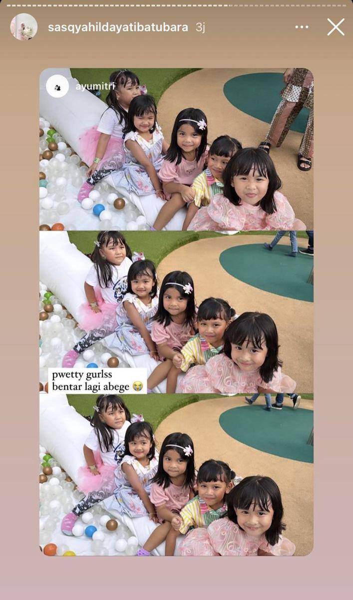 potret ultah ke-5 Nane, anak Indra Jegel (Instagram.com/sasqyahidayatibarubara)