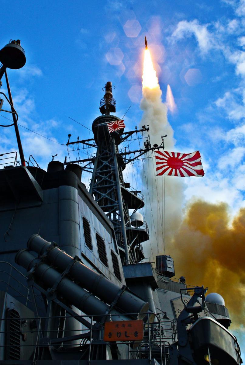 Potret kapal perang Jepang. (twitter.com/jmsdf_pao_eng)