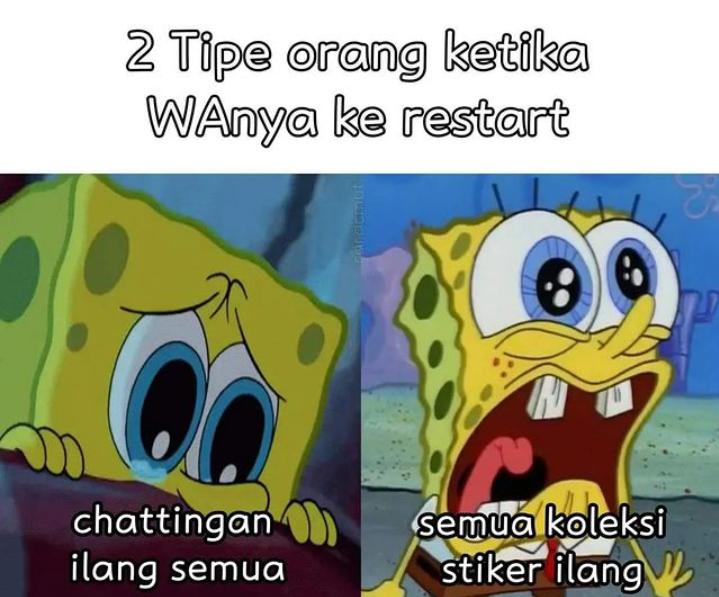 meme kebiasaan lucu seseorang saat chat (instagram.com/memecomic.id)