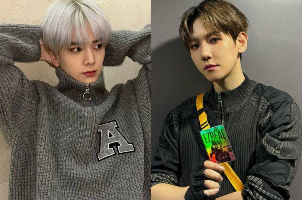 Younghoon The Boyz dan Baekhyun EXO (instagram.com/_0hoony | instagram.com/baekhyunee_exo)