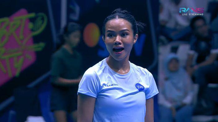 potret Yura Yunita menang tenis lawan Luna Maya (youtube.com/Rans Entertainment)