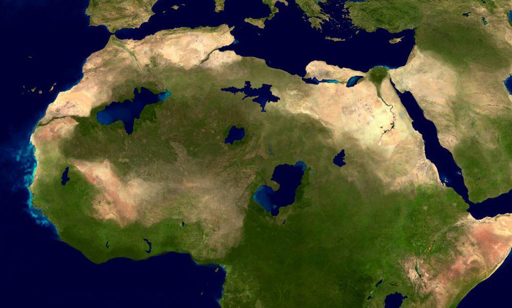 Gurun Sahara 5000 tahun yang lalu (https://www.co2balance.com/)