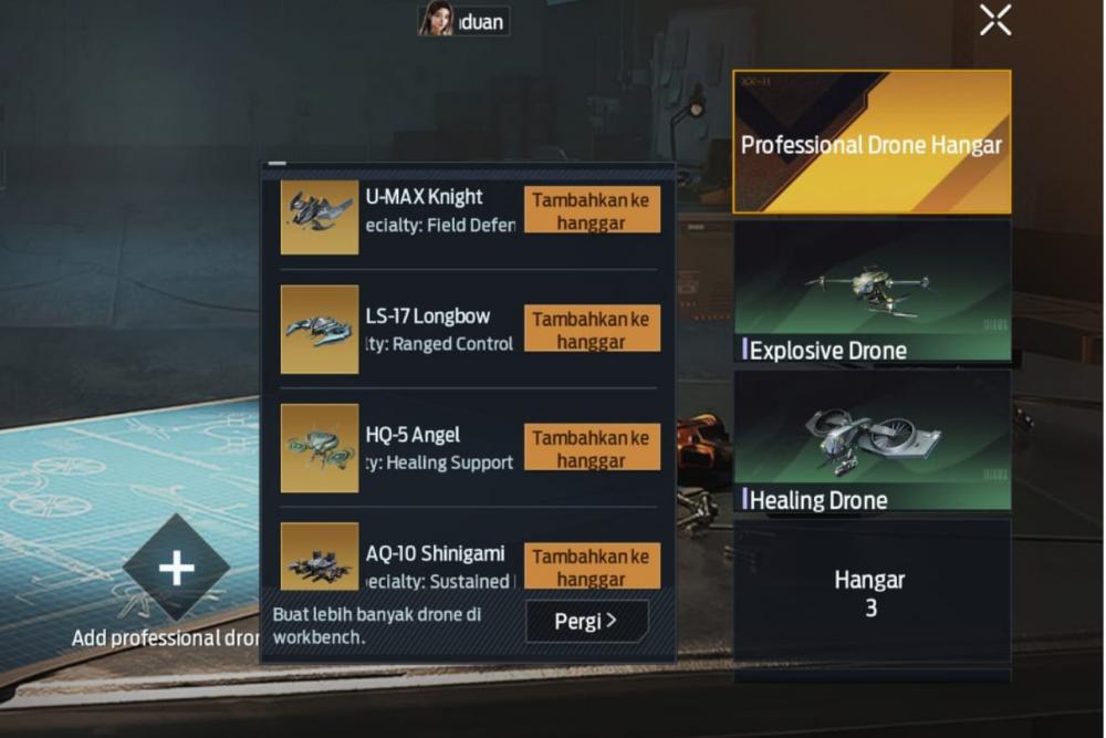profesional drone di Undawn (dok. Tencent Games/Undawn)
