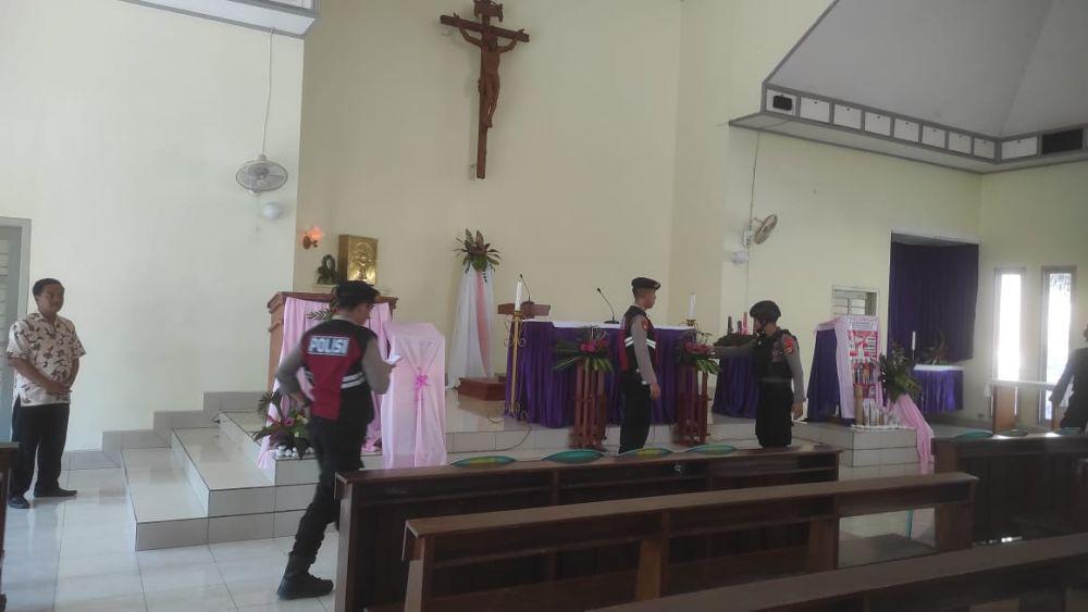 Jelang Malam Natal 2023, Polri Gencar Patroli Gereja di Lampung