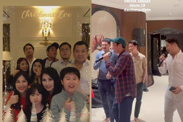 potret perayaan malam Natal artis (instagram.com/clarissatanoe)