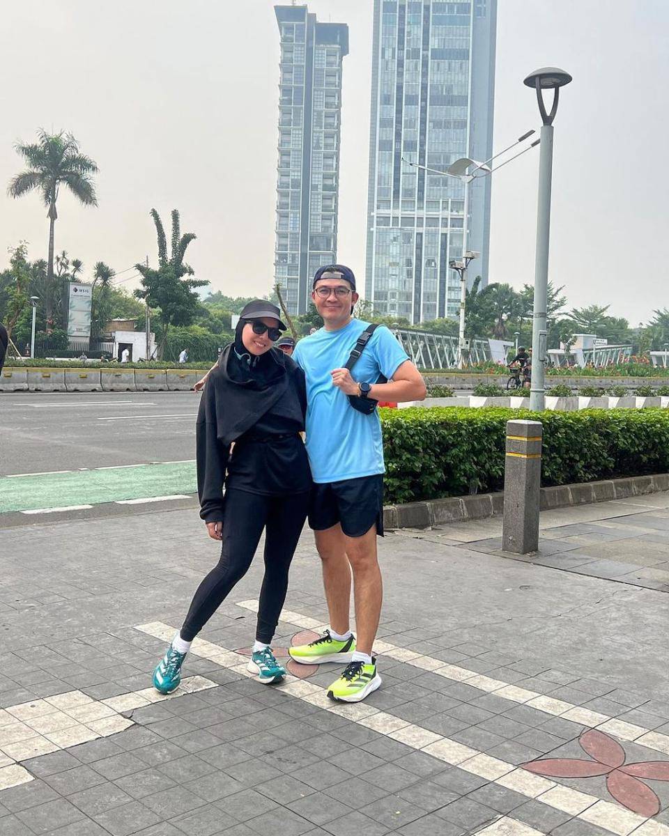 potret Tya Ariestya latihan lari maraton (instagram.com/tya_ariestya)
