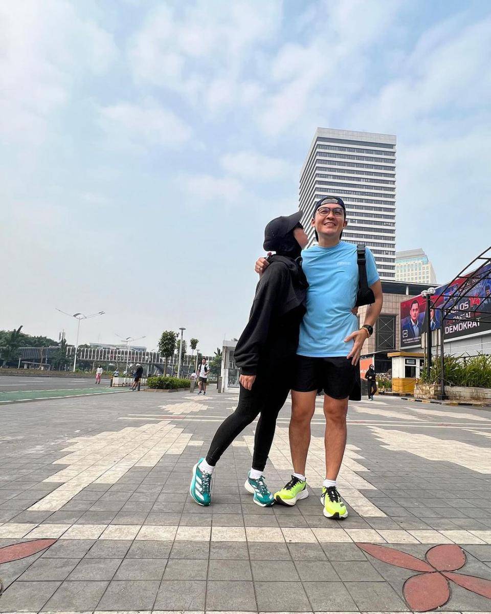 potret Tya Ariestya latihan lari maraton (instagram.com/tya_ariestya)