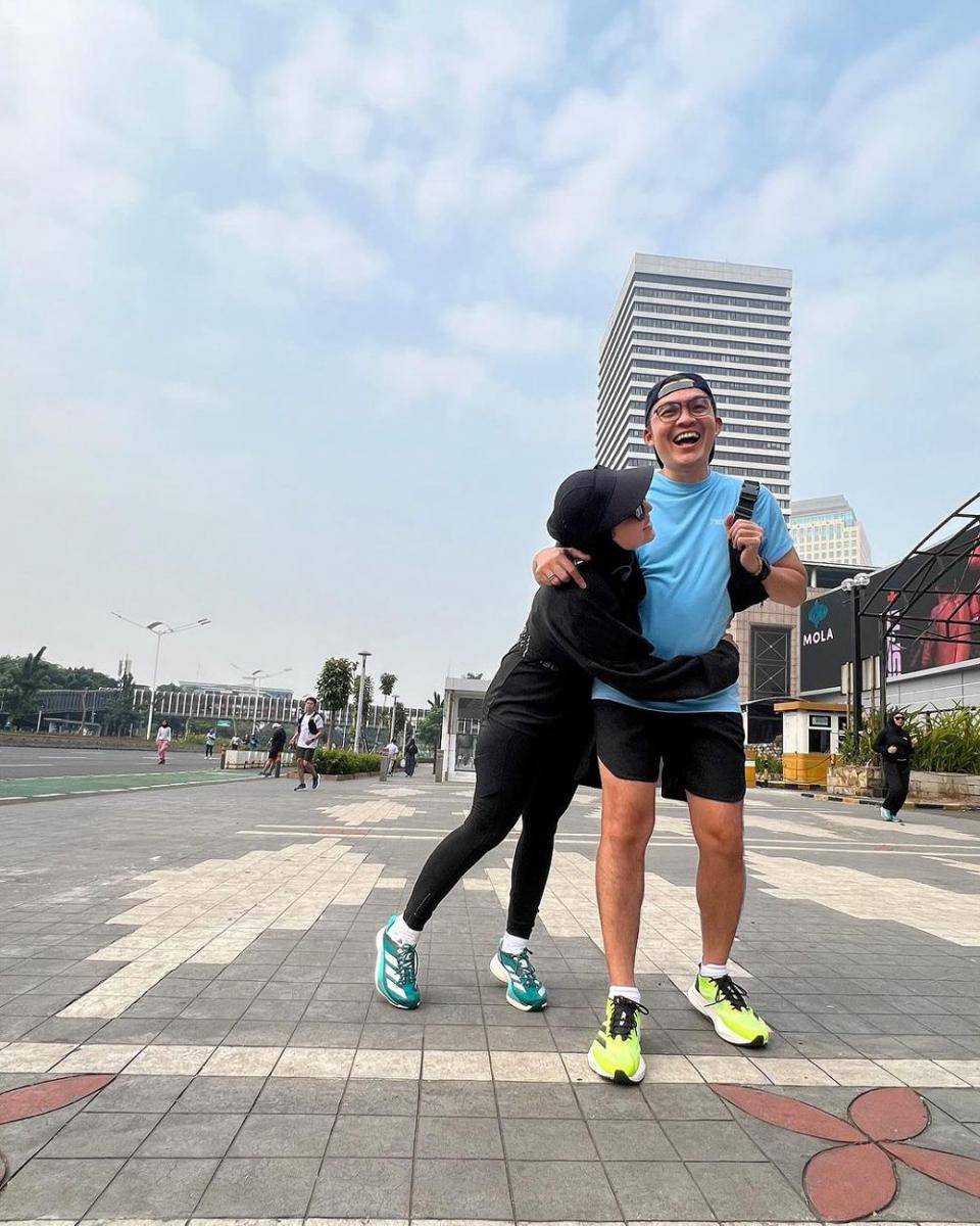 potret Tya Ariestya latihan lari maraton (instagram.com/tya_ariestya)