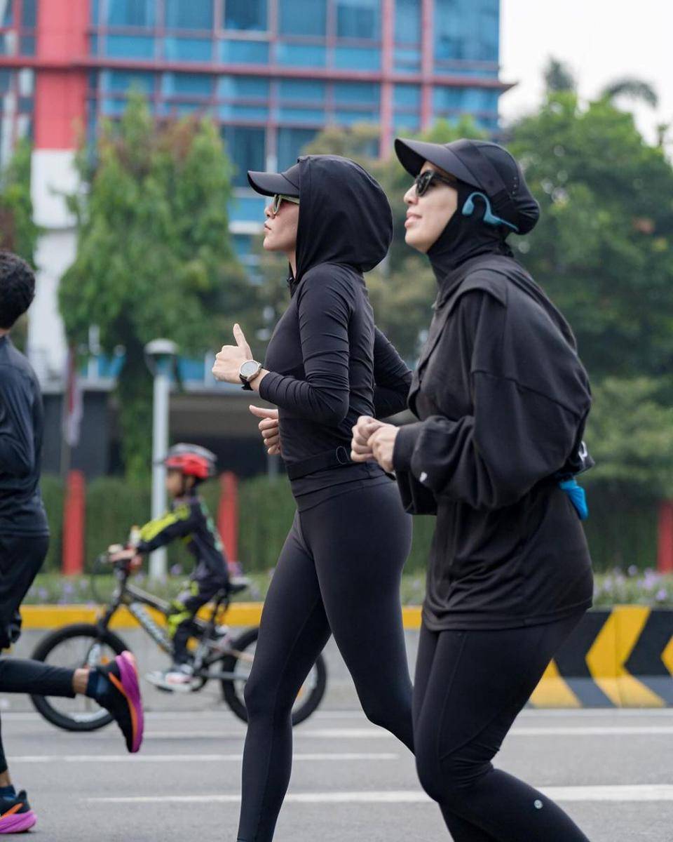 potret Tya Ariestya latihan lari maraton (instagram.com/tya_ariestya)