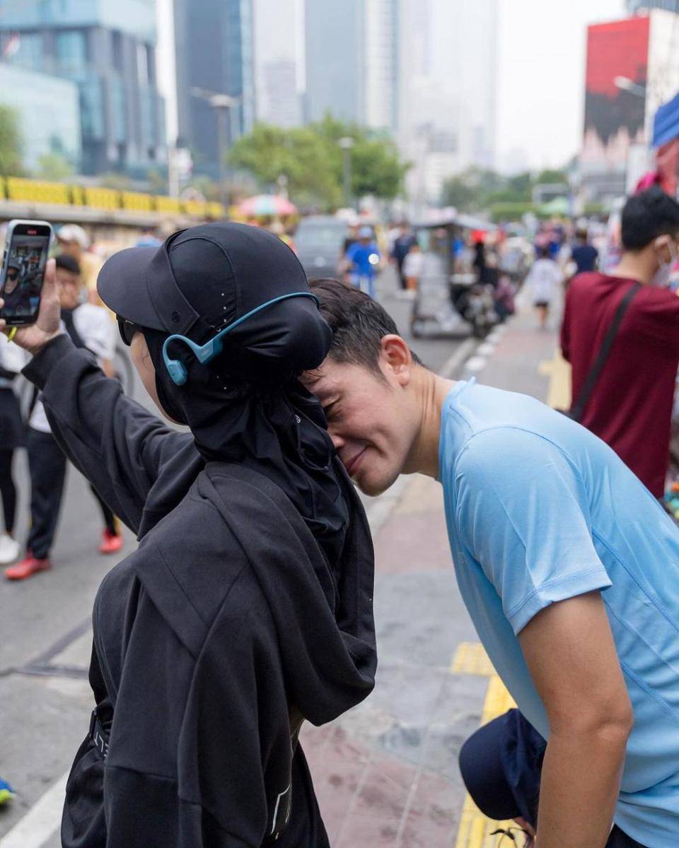 potret Tya Ariestya latihan lari maraton (instagram.com/tya_ariestya)