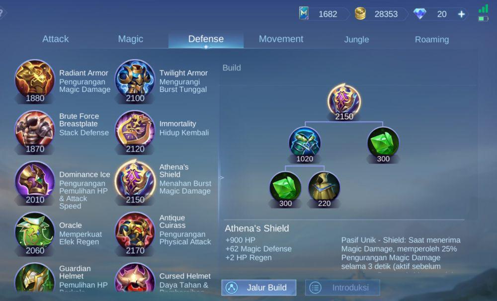 5 Hero dengan Counter Item Athena's Shield di Mobile Legends