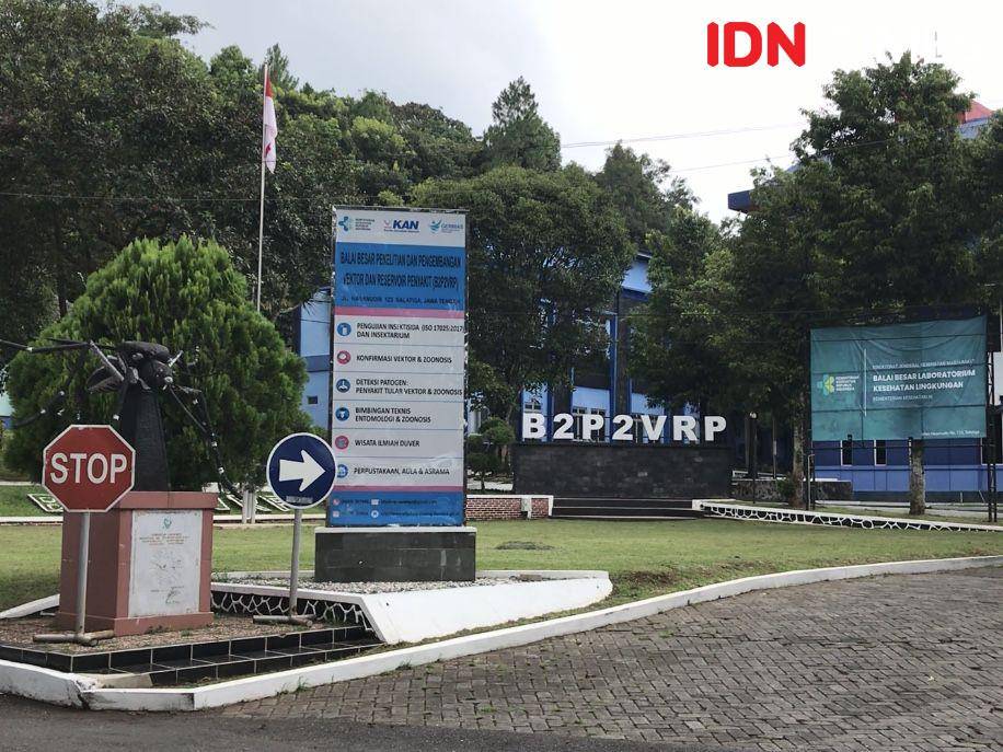 Kantor Balai Besar Penelitian dan Pengembangan Vektor dan Reservoir Penyakit (B2P2VRP) di Salatiga, Jawa Tengah, Kamis (7/12/2023). (IDN Times/Dhana Kencana)