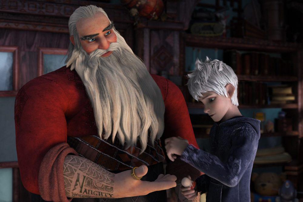 karakter Santa Claus (kiri) dalam film Rise of the Guardians (dok. DreamWorks Animation/Rise of the Guardians)