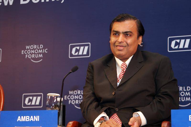 Mukesh Ambani (Wikimedia Commons)