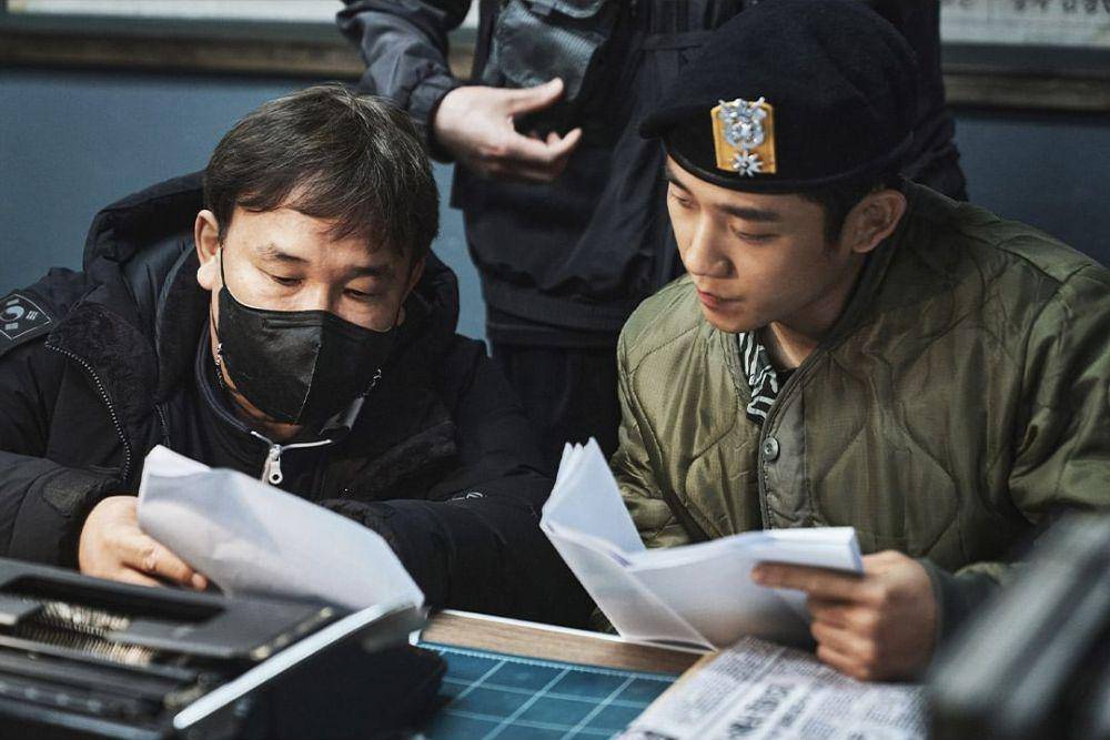 cuplikan behind the scene film 12.12: The Day (instagram.com/plusm_entertainment)