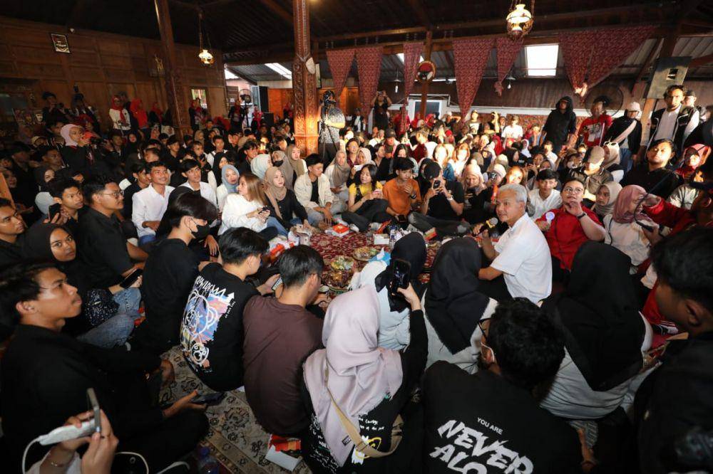 Ganjar Pranowo berkampanye di Karanganyar, Jawa Tengah, pada Minggu (24/12/2023) (IDN Times/Istimewa)