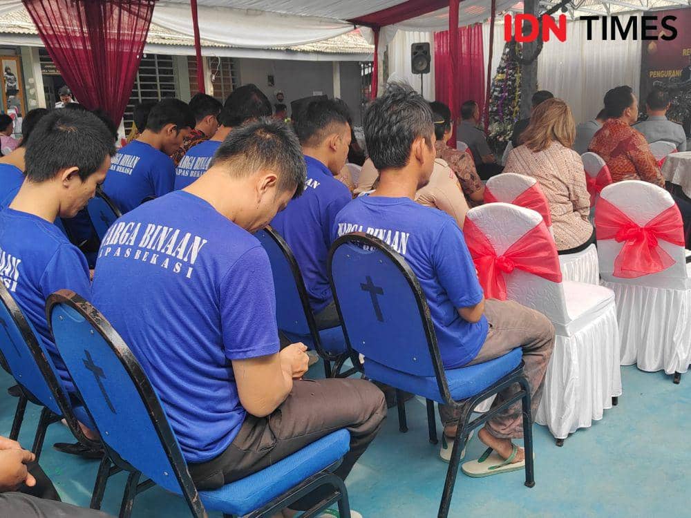 Ilustrasi. Warga Binaan Lapas Kelas IIA Bekasi. (IDN Times/Imam Faishal)