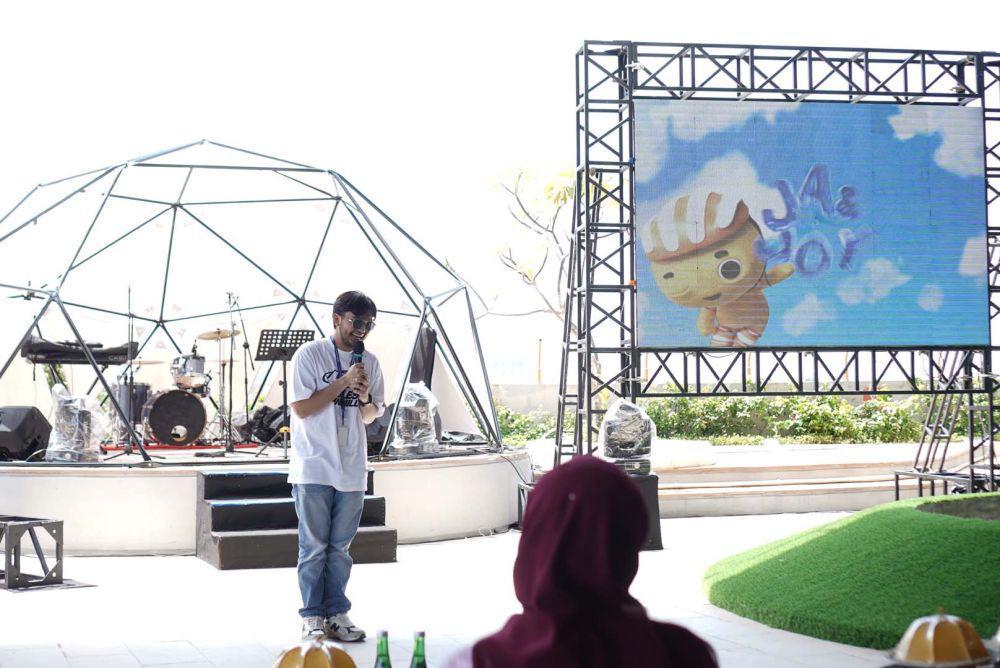Grand opening Ja & Joy di Rooftop Nipah Park Makassar, Senin (25/12/2023)/Istimewa