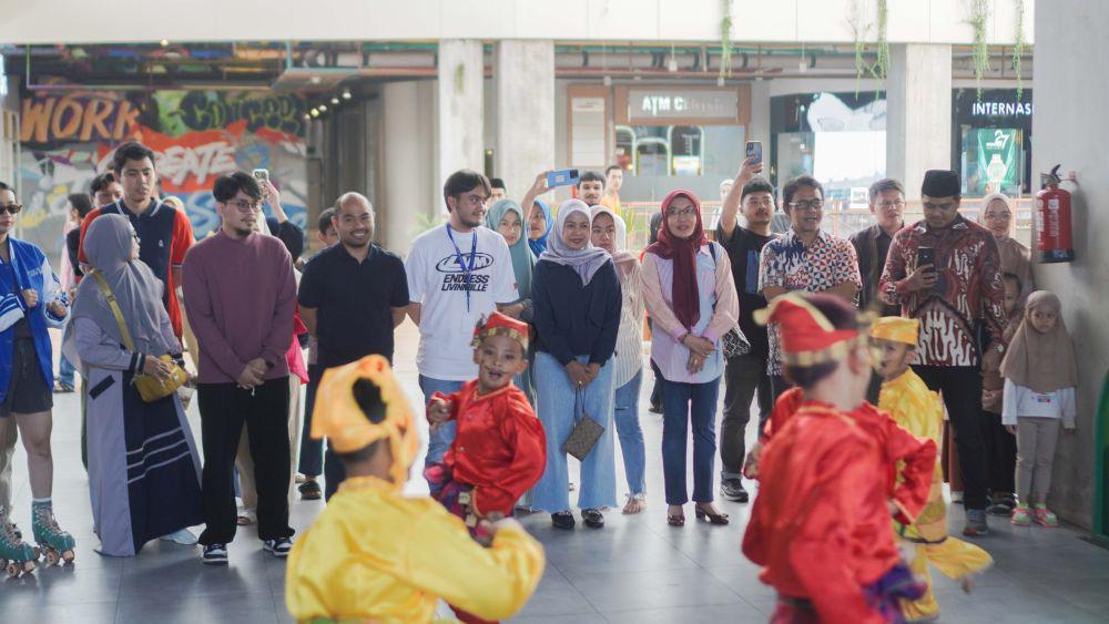 Grand opening Ja & Joy di Rooftop Nipah Park Makassar, Senin (25/12/2023)/Istimewa