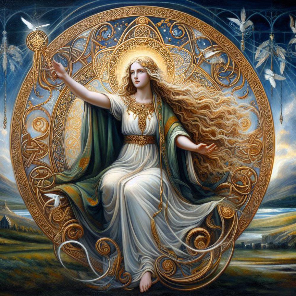 ilustrasi dewi Brigid (dok. bing.com)