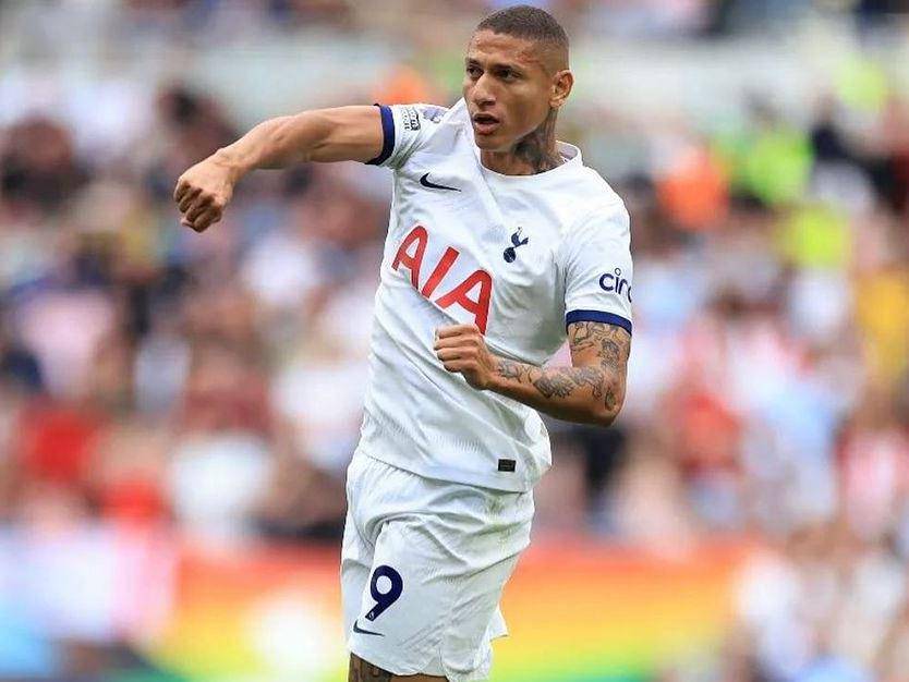 Richarlison merayakan gol ke gawang Sheffield United di EPL 2023/2024. (instagram.com/richarlison)
