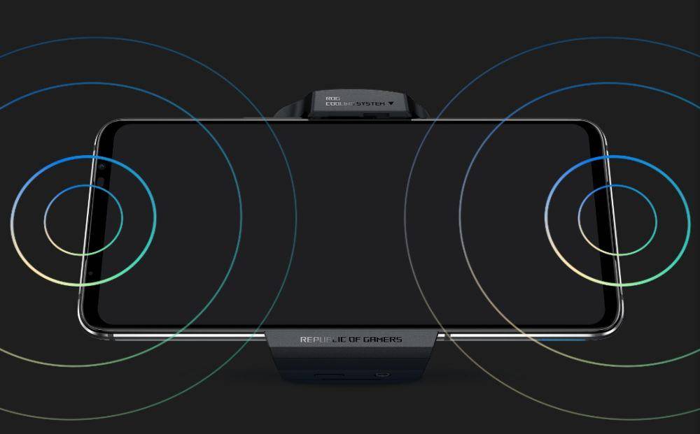 potret fitur speaker ROG Phone 7 Ultimate (rog.asus.com)