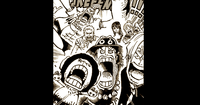 Adegan Topi Jerami di Thriller Bark. (mangaplus.shueisha.co.jp/One Piece)