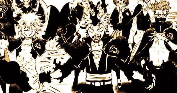 Para member Black Bull dengan Anti-Sihir ( Dok. Shueisha / Black Clover )