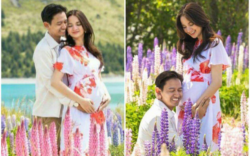 momen babymoon Sabrina Anggraini di Lake Tekapo (instagram.com/sabrinaanggraini)