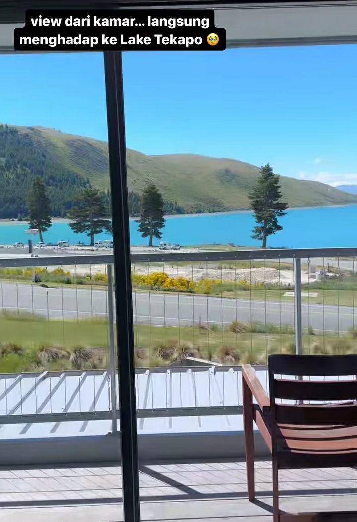 momen babymoon Sabrina Anggraini di Lake Tekapo (instagram.com/sabrinaanggraini)