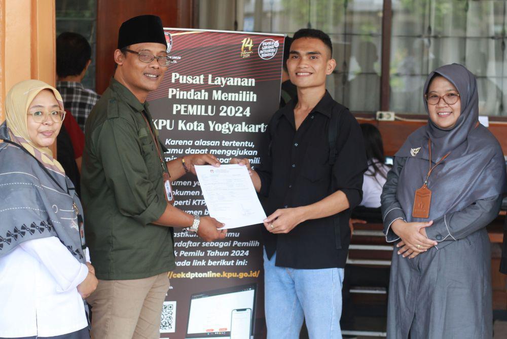 KPU Catat 1.121 DPTb Masuk di TPS Kota Yogyakarta