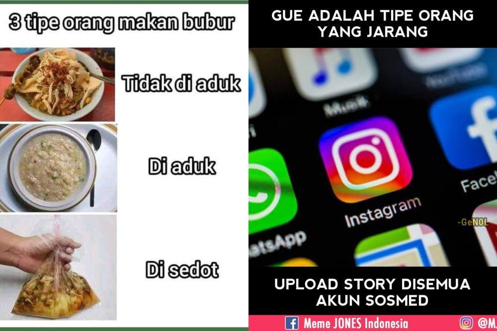 meme tipe manusia (facebook.com/Meme JONES Indonesia)
