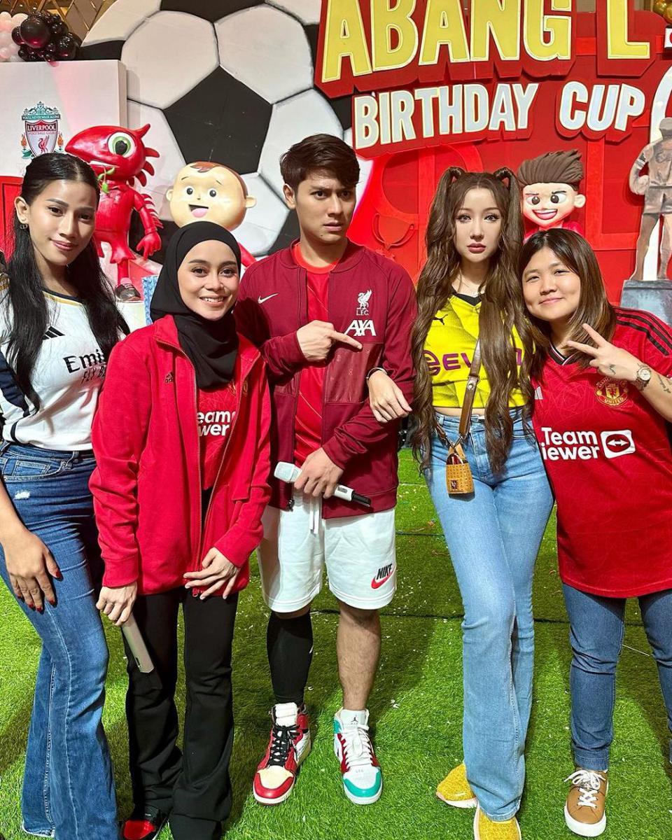 potret Lucinta Luna di pesta baby L (instagram.com/lucintaluna_manjalita)