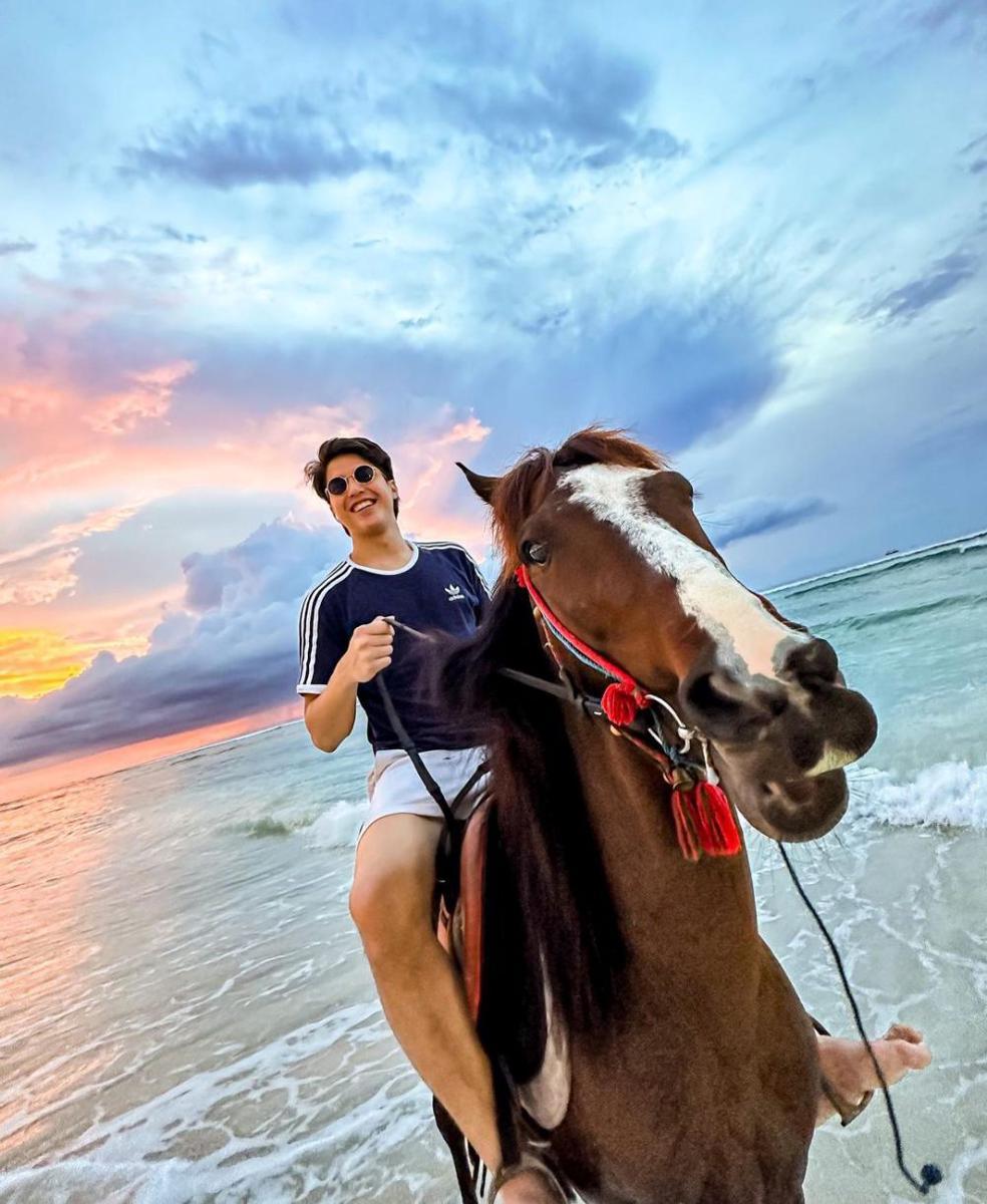 potret El Rumi di Gili Trawangan (instagram.com/elelrumi)