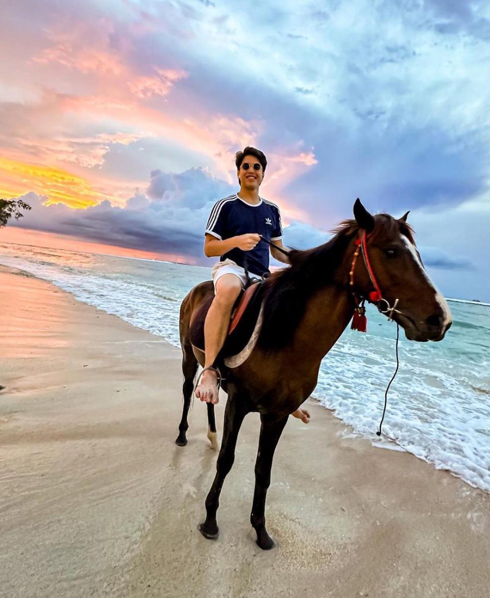 potret El Rumi di Gili Trawangan (instagram.com/elelrumi)