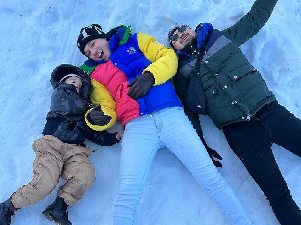potret Keluarga Irwansyah di Gunung Titlis, Swiss (instagram.com/irwansyah_15)