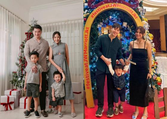 OOTD Artis Pria Indonesia saat Merayakan Natal 2023 (Instagram.com/tiffanysoetanto | Instagram.com/anthonyxie_)