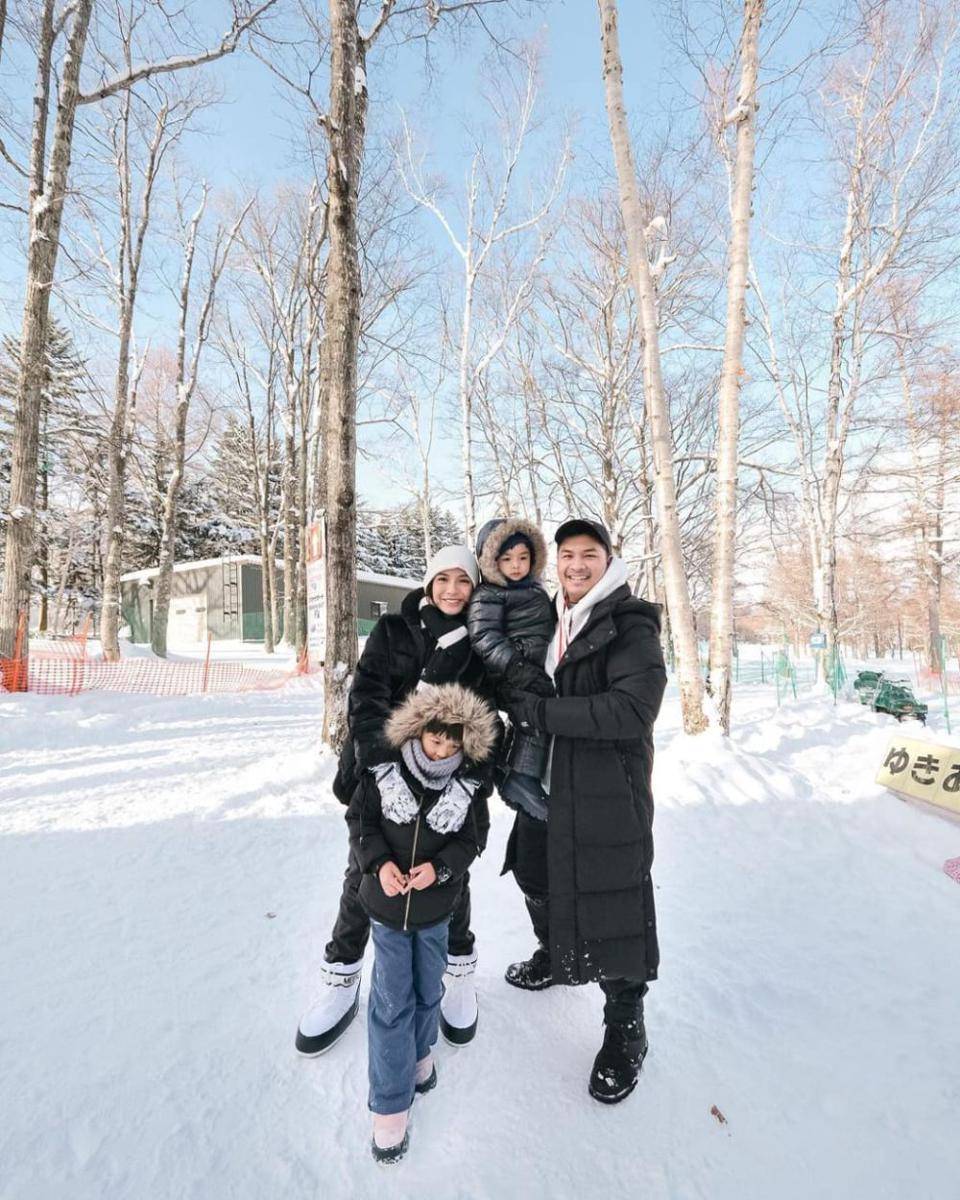 potret keluarga artis (instagram.com/glennalinskie)