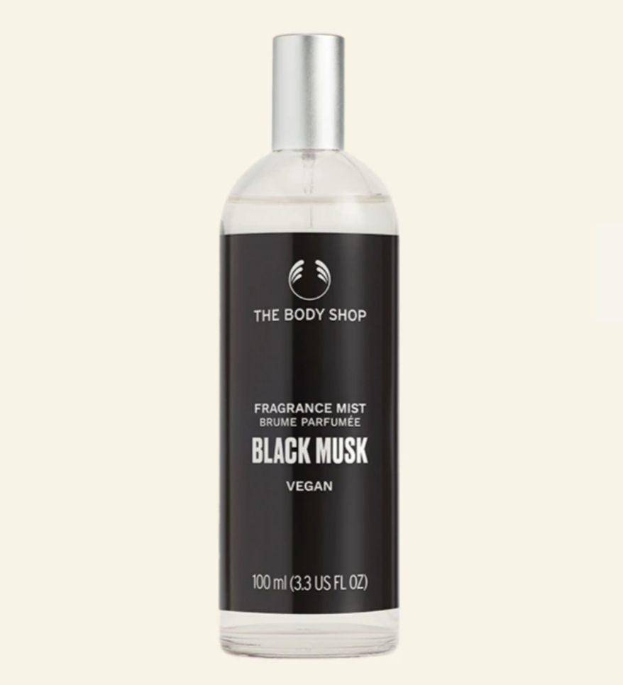 The Body Shop Black Musk Fragrance Mist (thebodyshop.co.id)