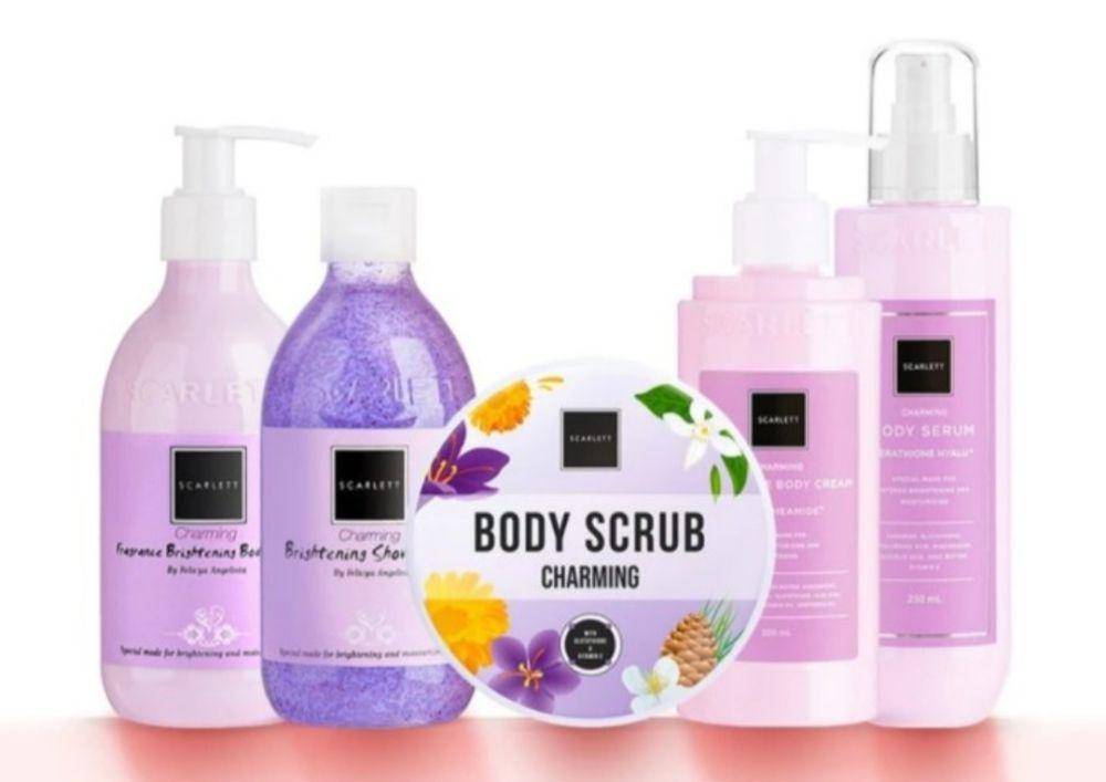 Scarlett Whitening Charming Series (tokopedia.com/van things)